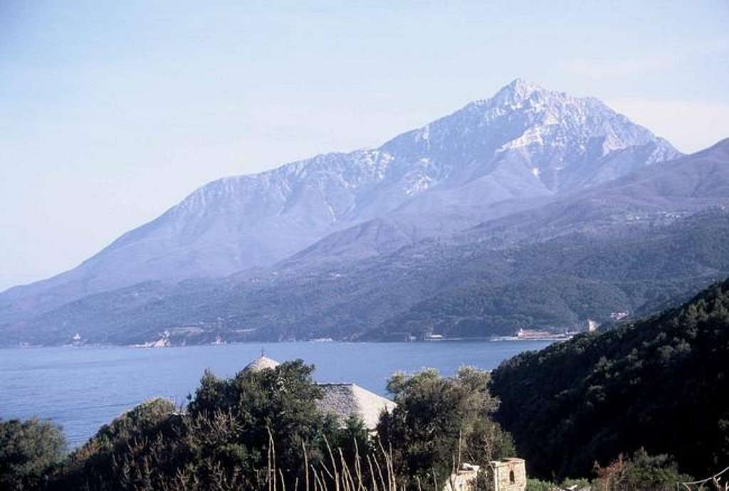Mount Athos from the...