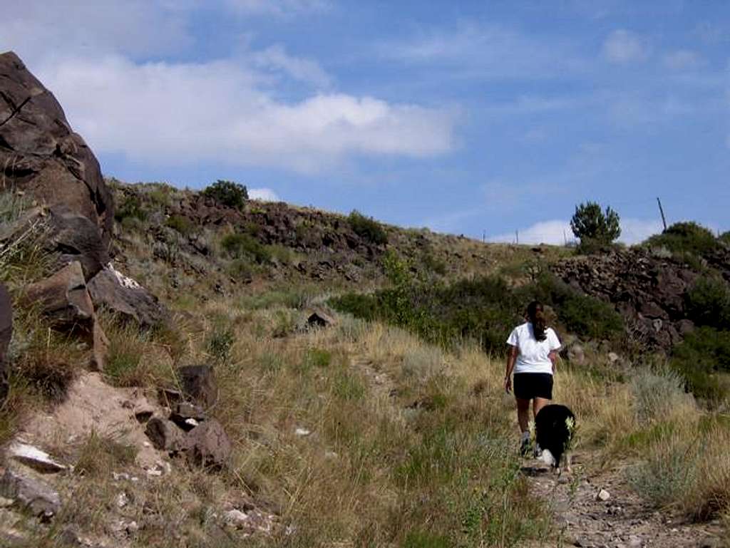 Trail up Black Mesa
 8/5/2005