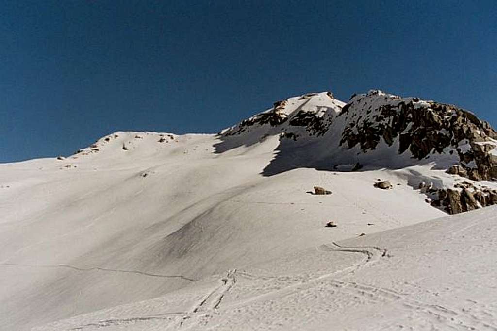 Winter Alta Peak seen from...