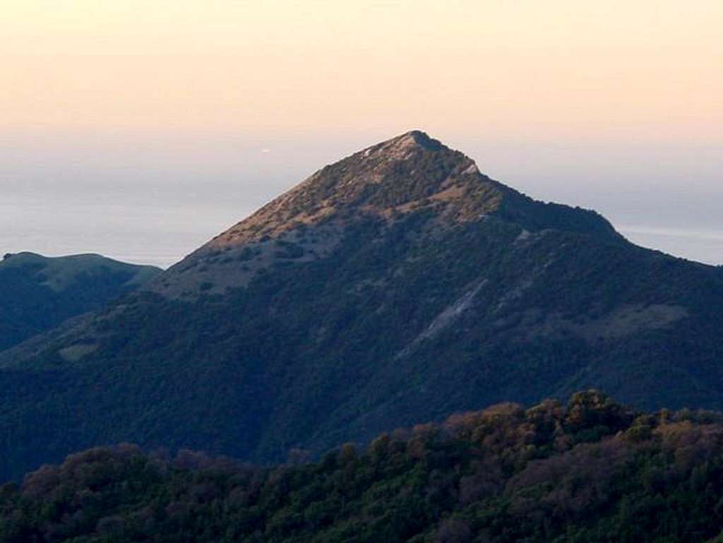 Pico Blanco from the north at...