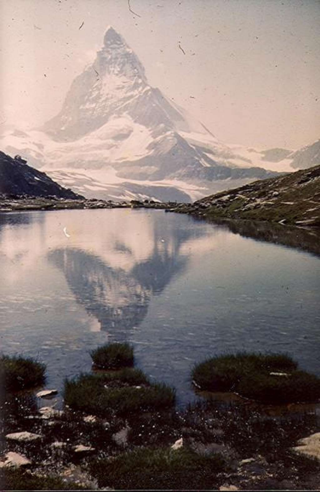 Matterhorn and reflection in...