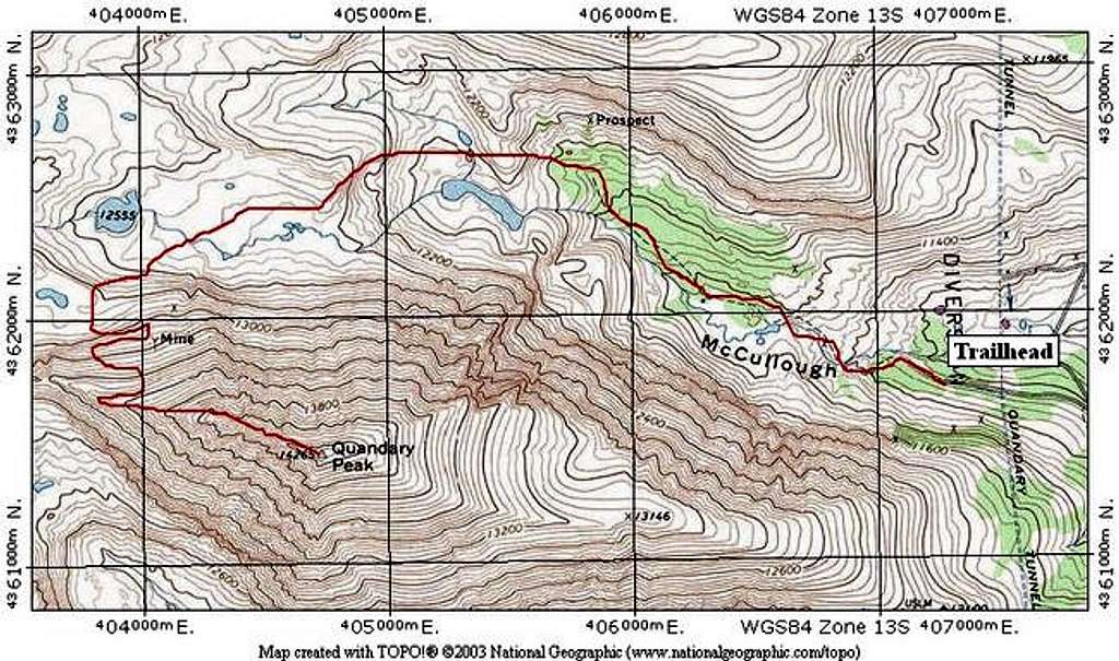 This TOPO shows the Northwest...