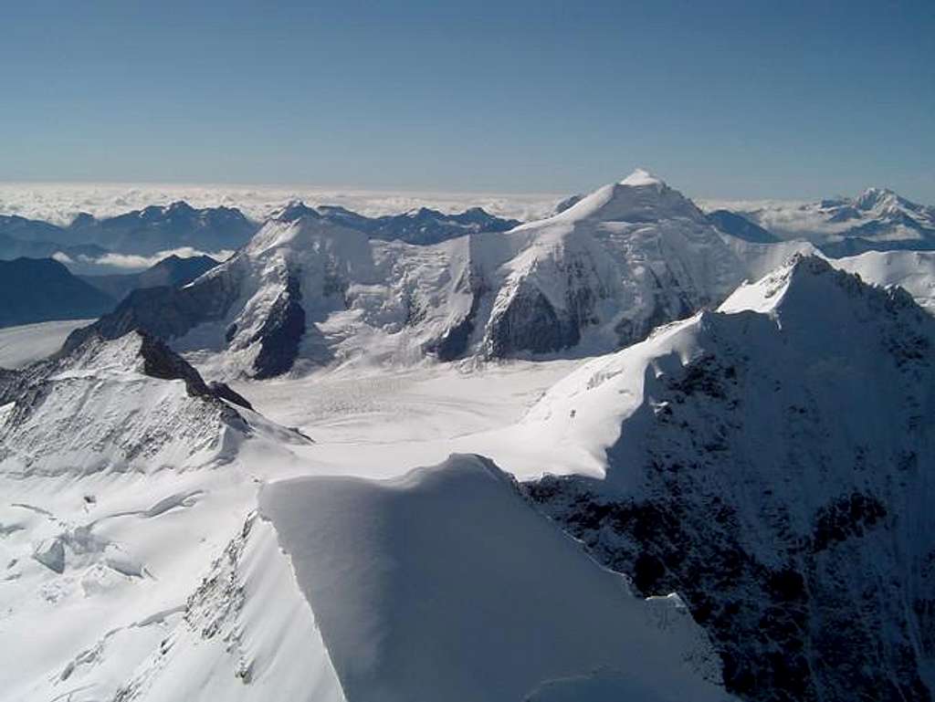 Aletschhorn seen from summit...