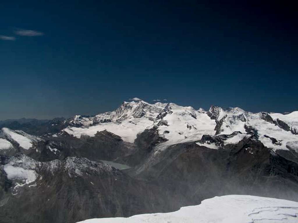 Looking to Monte Rosa from...