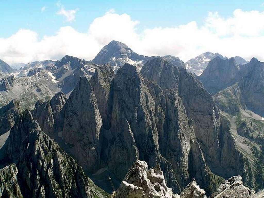 Prokletije massif from Karanfil