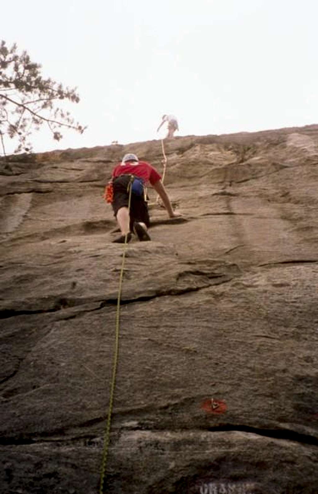 Doug Harms (lower climber)...
