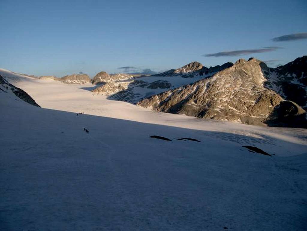Adamello glacier