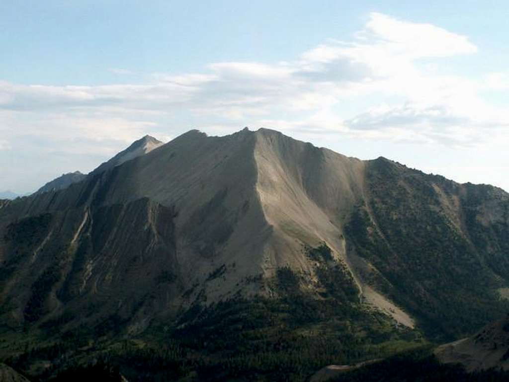 D.O. Lee Peak from the summit...