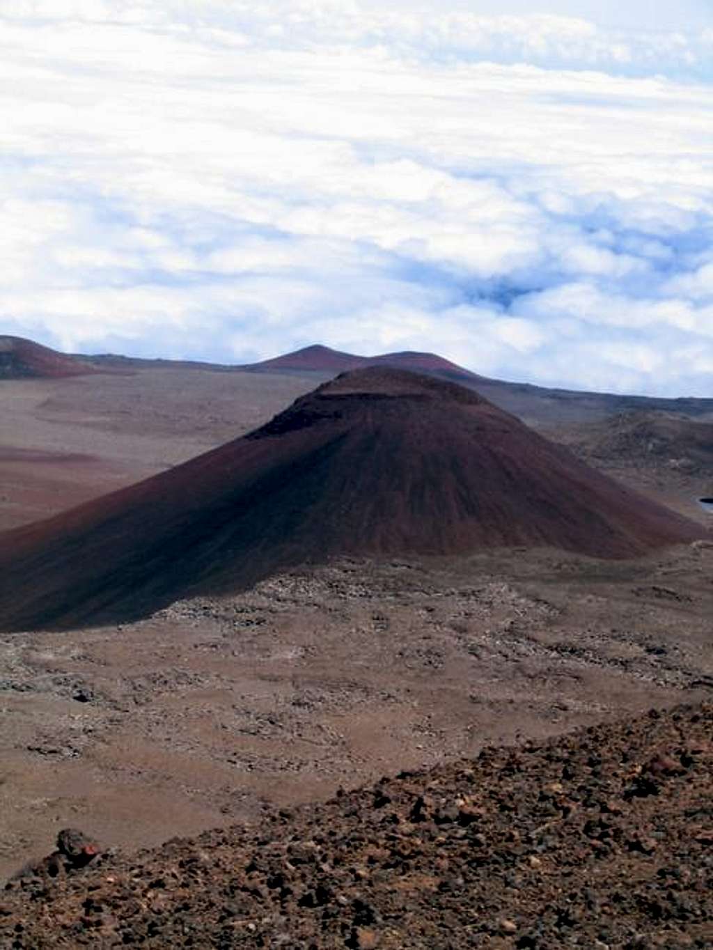 A volcanic cinder cone north...