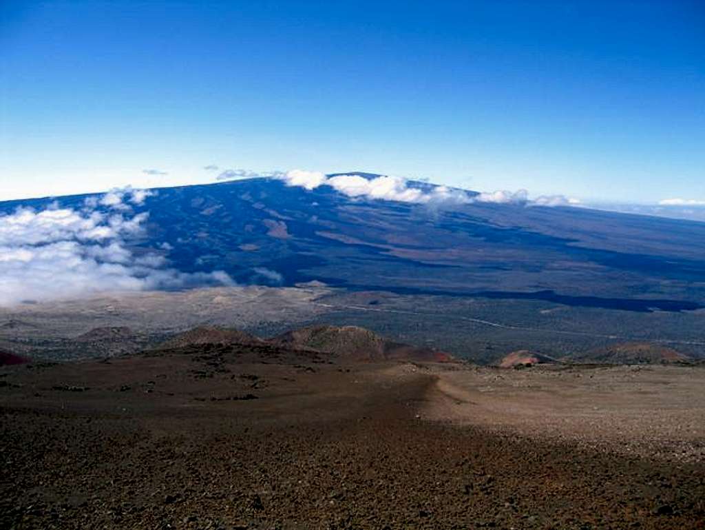 Mauna Loa from the Mauna Kea...
