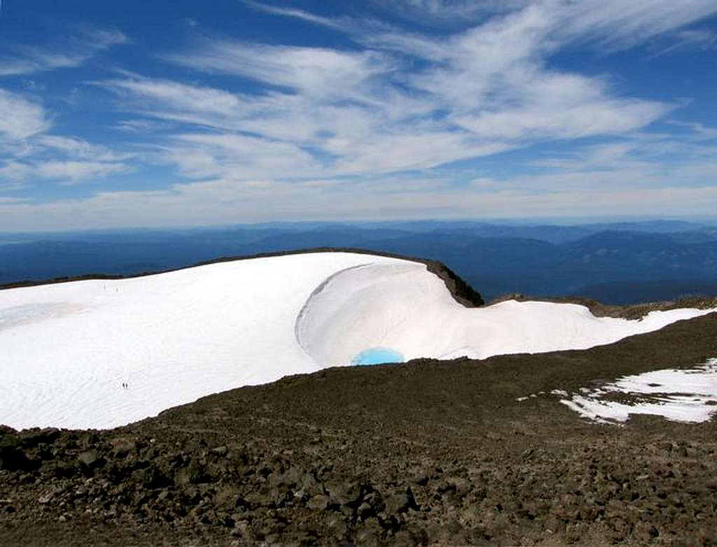 South Sister, thre crater...