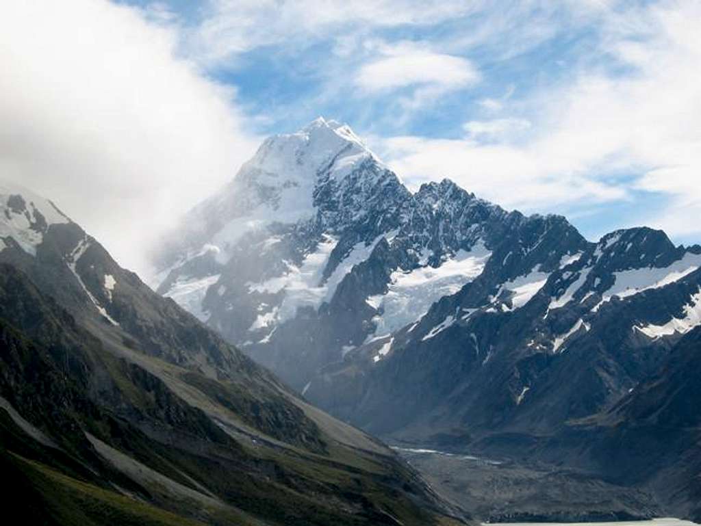 Pic of Mt cook & hooker...