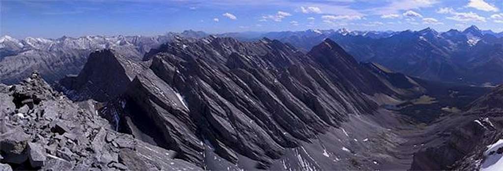 Gusty Peak as seen from the...