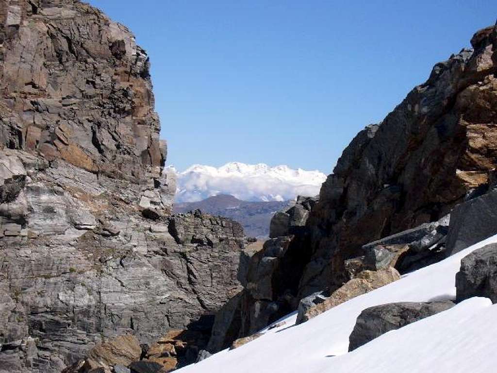View of the Monte Rosa Group...