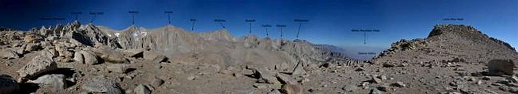 Annotated panorama of Whitney...
