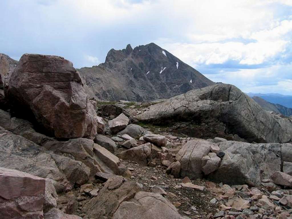  Vista Peak from the boulder...