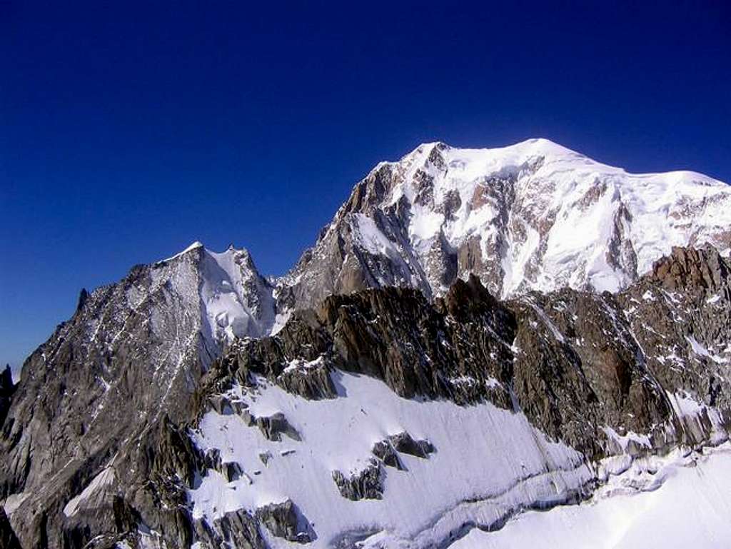 Mont Blanc seen from the...