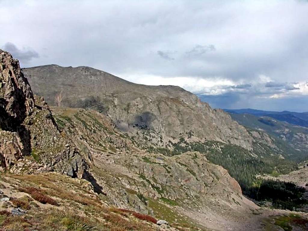 Stones Peak from Sprague Pass