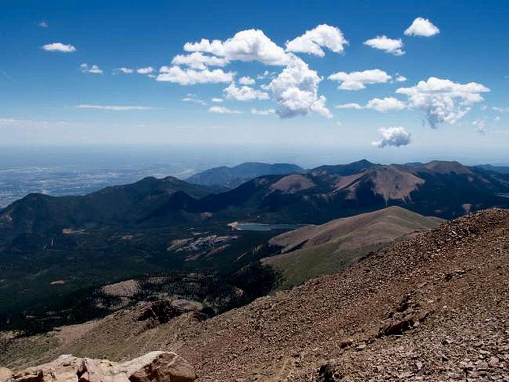 This shot from Pikes Peak...