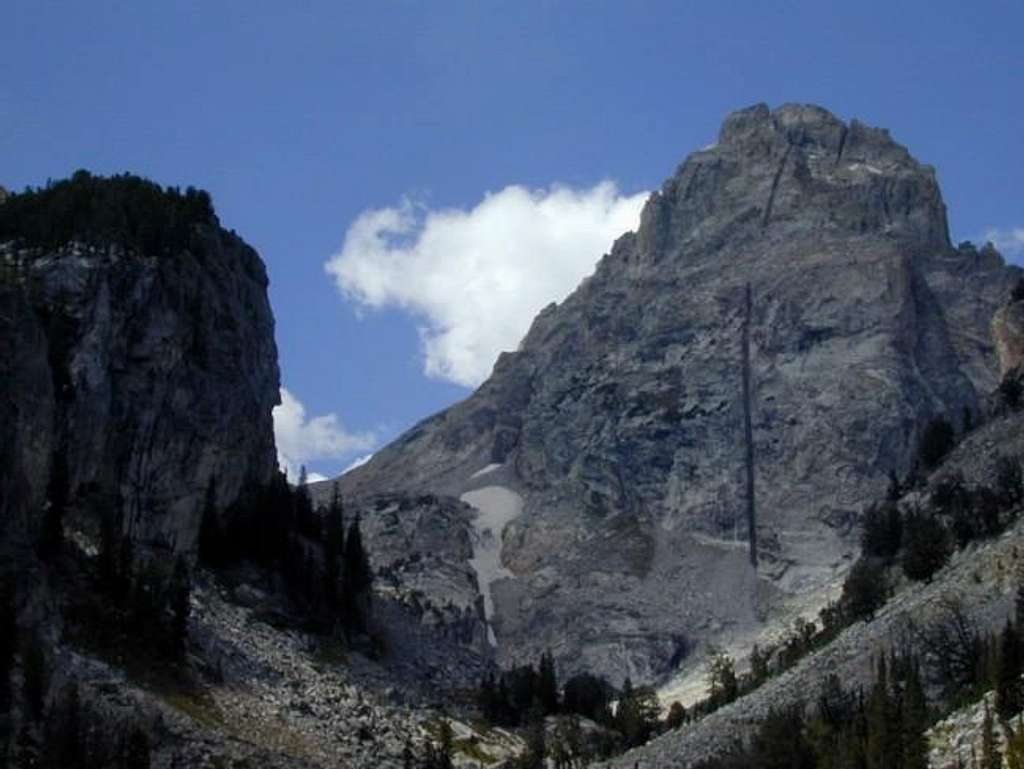 The East face of Middle Teton...