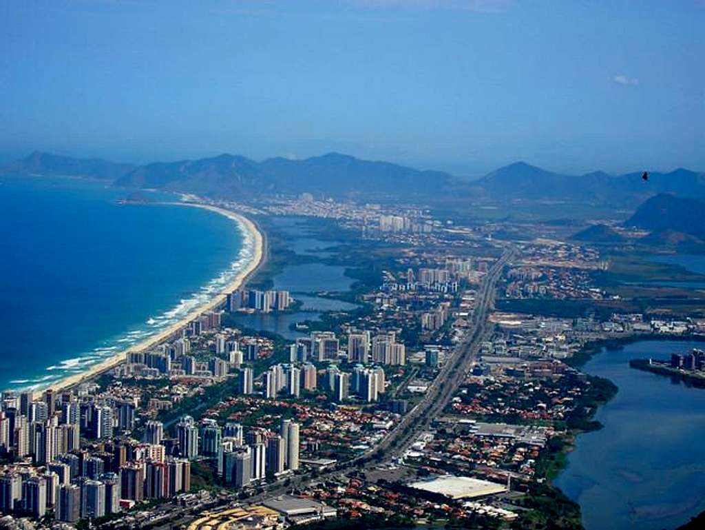Barra da Tijuca beach from...
