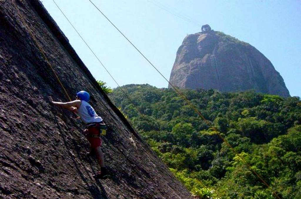 Climbing Morro da Urca with...