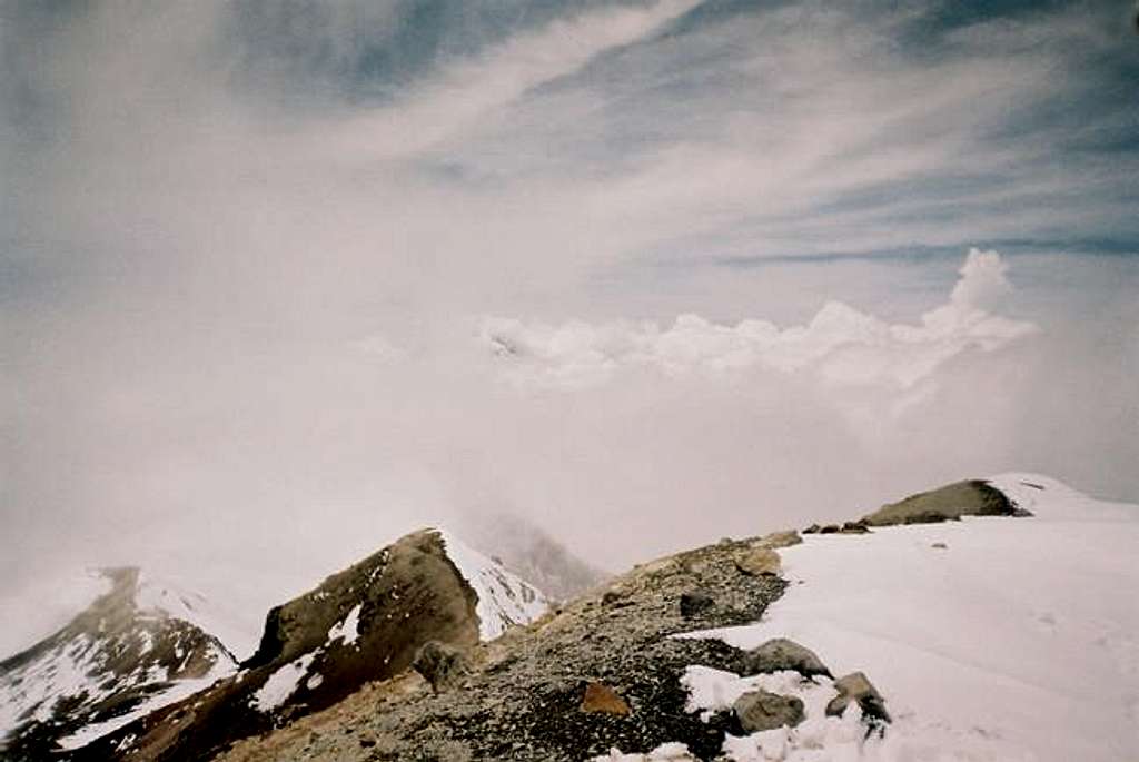 view from summit in August 2005