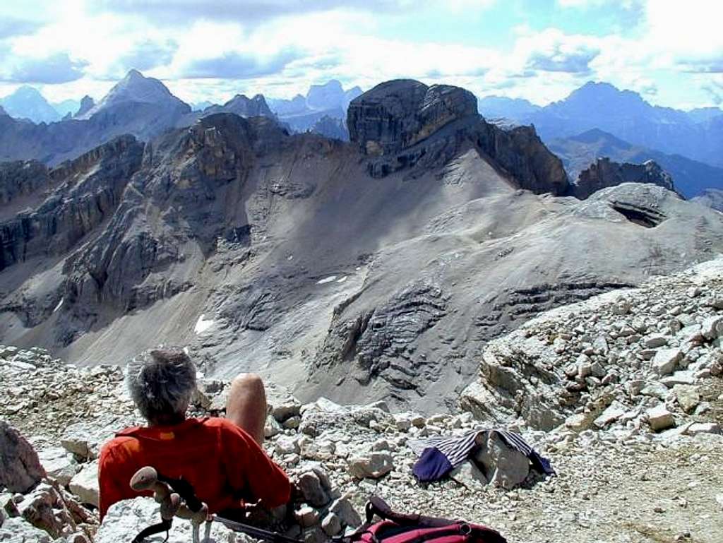 On the summit of La Varella....