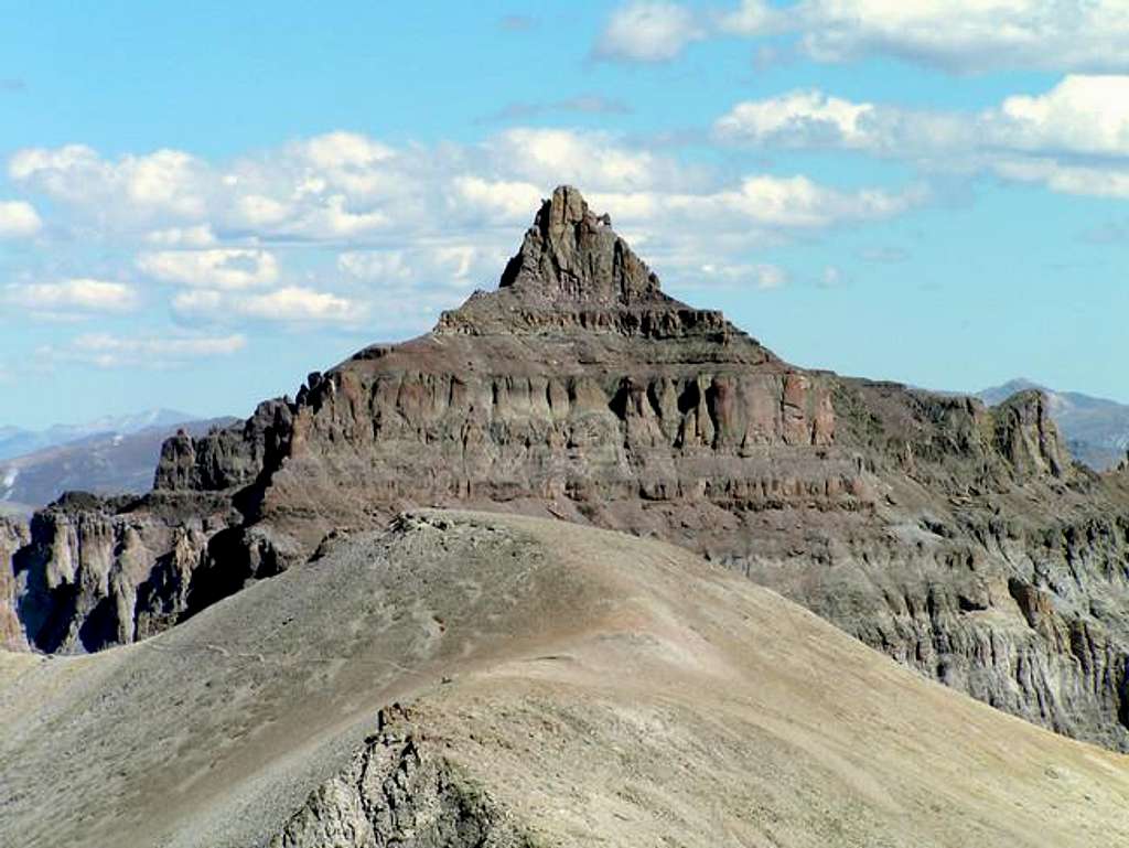 View from the saddle east of...