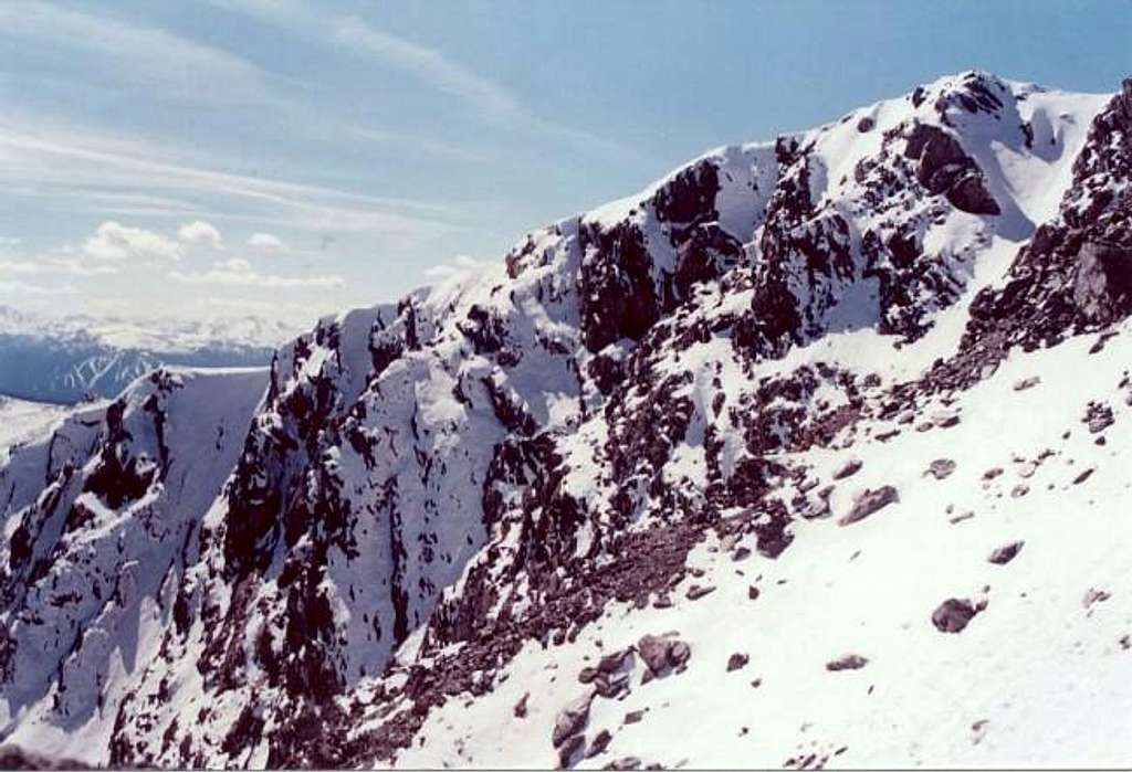 Jasper Peak and its steep...