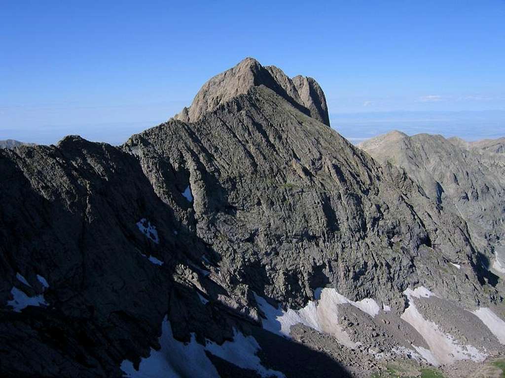 Pico Asilado's north face