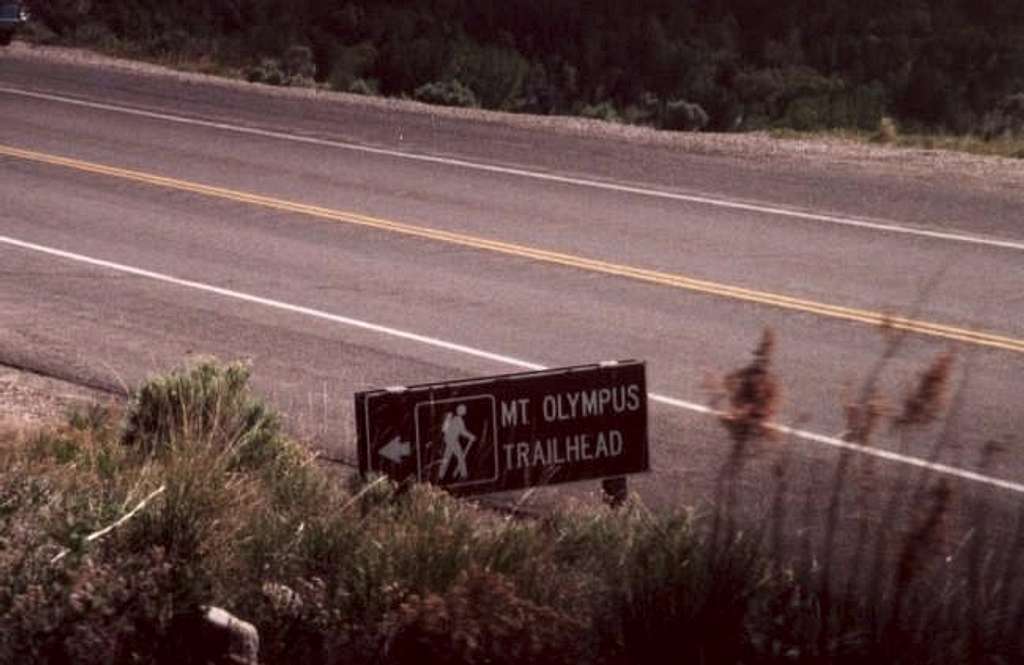 Trailhead off Wasatch Blvd