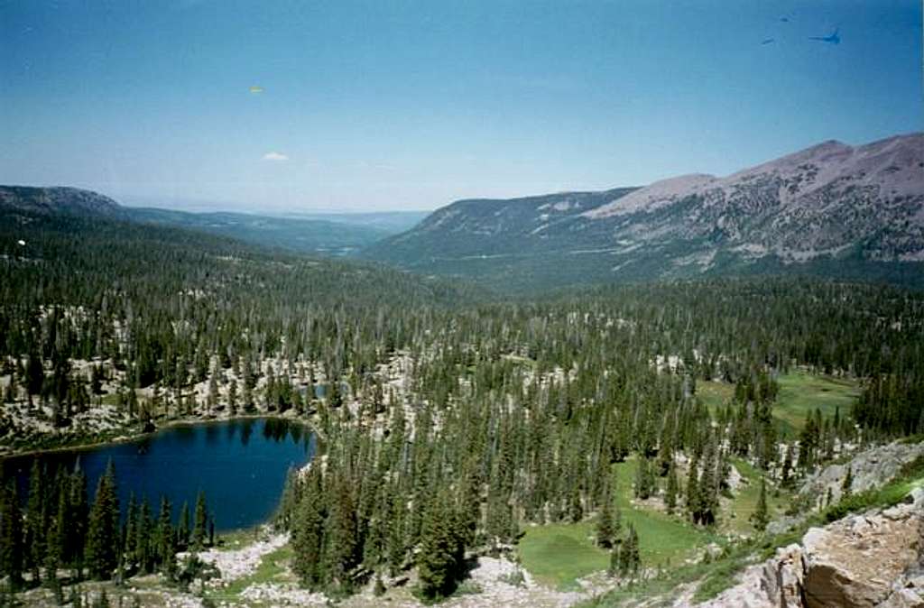 Cutthroat Lake as viewed from...