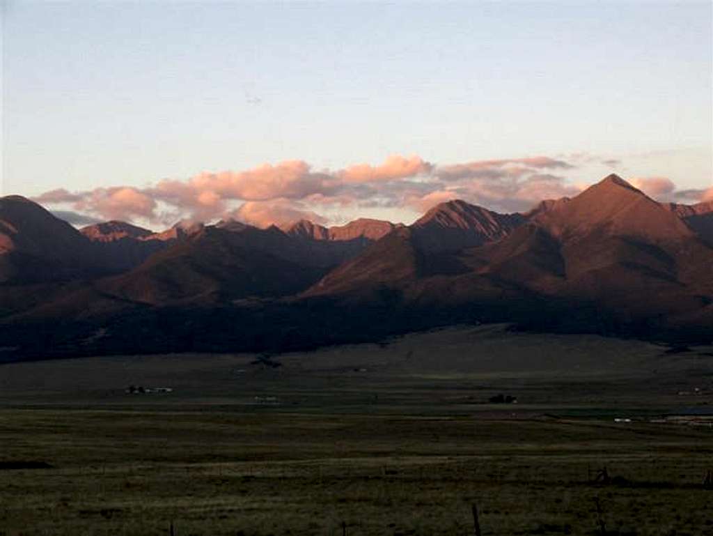 Horn Peak (right) as seen...