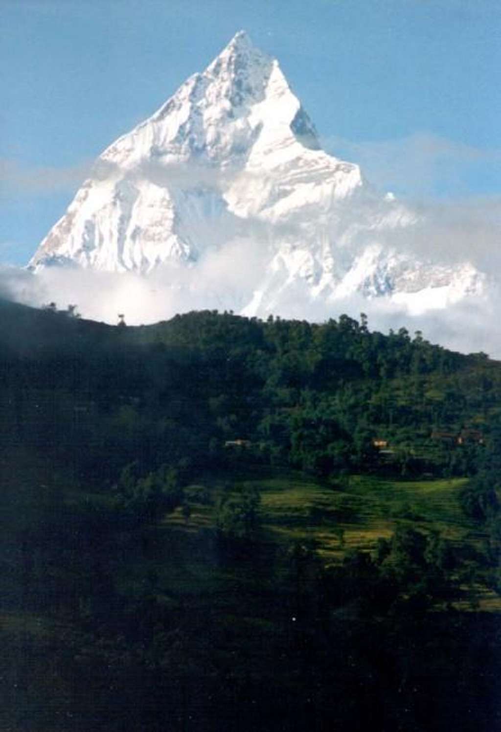 Machhapuchare after a heavy...