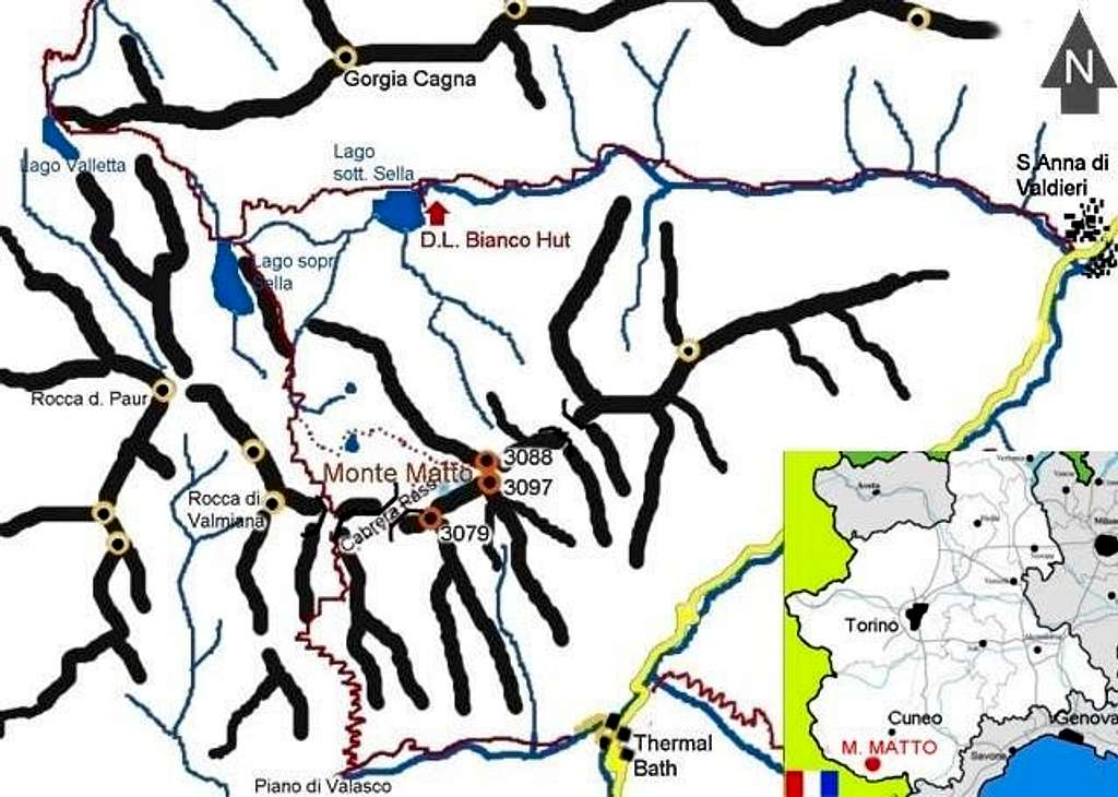 Monte Matto - Map