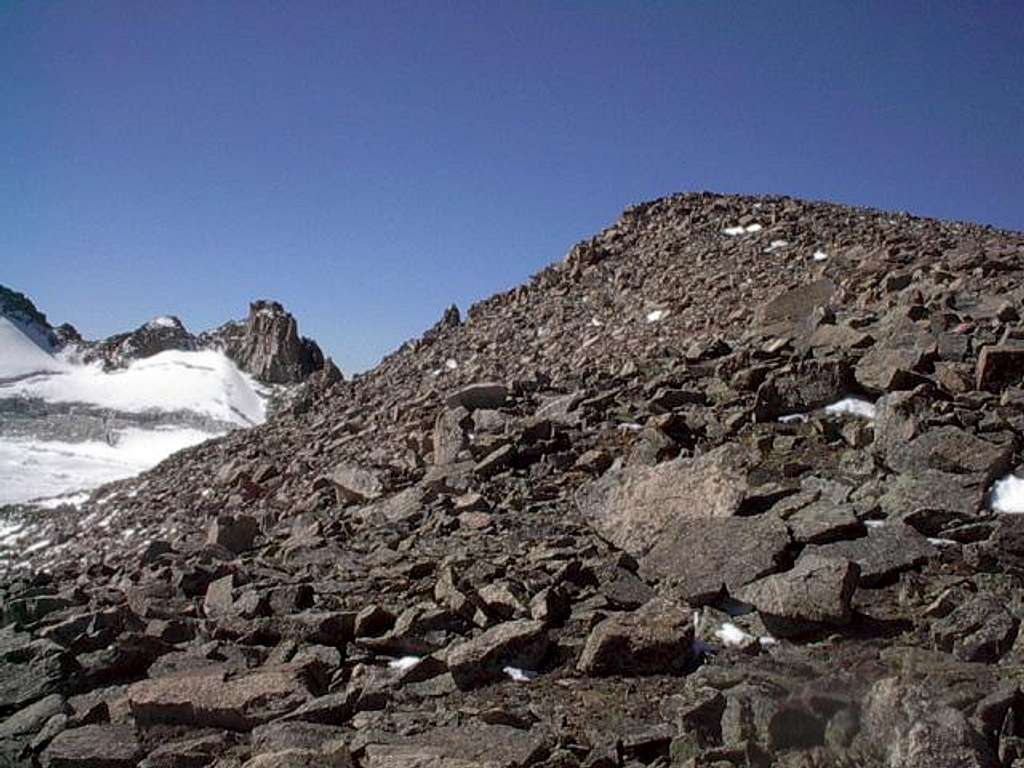  
The summit of Rowe Peak...