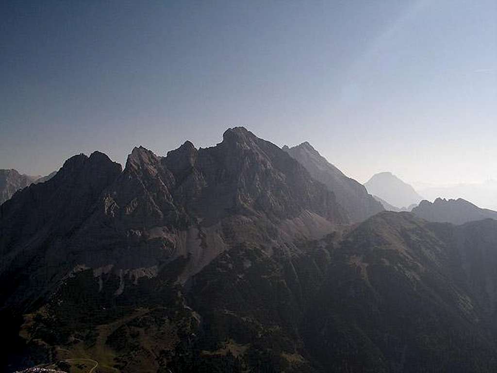 Mieming Range from summit of...