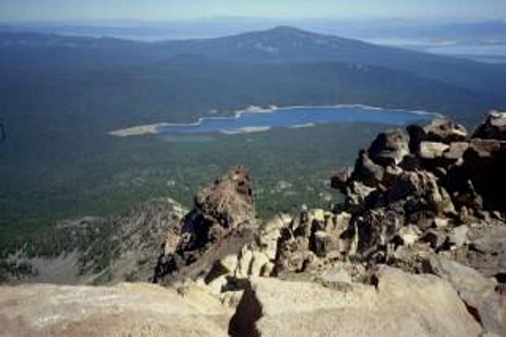 Pelican Butte from the summit...