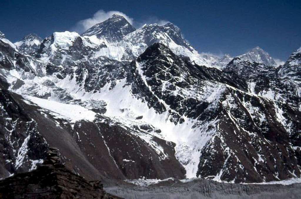 Everest from Goyko in 1986....