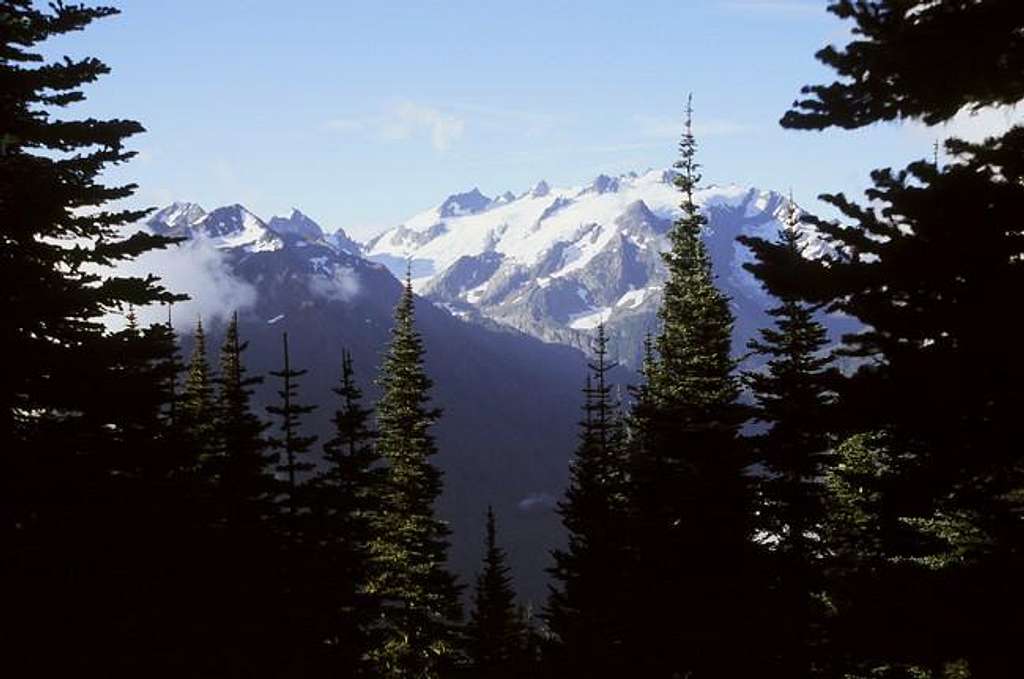 Mt. Olympus from the approach...