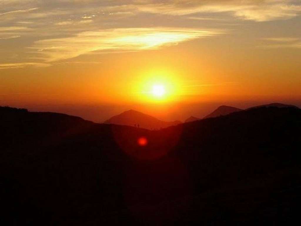 The sunrise from Castelos do...