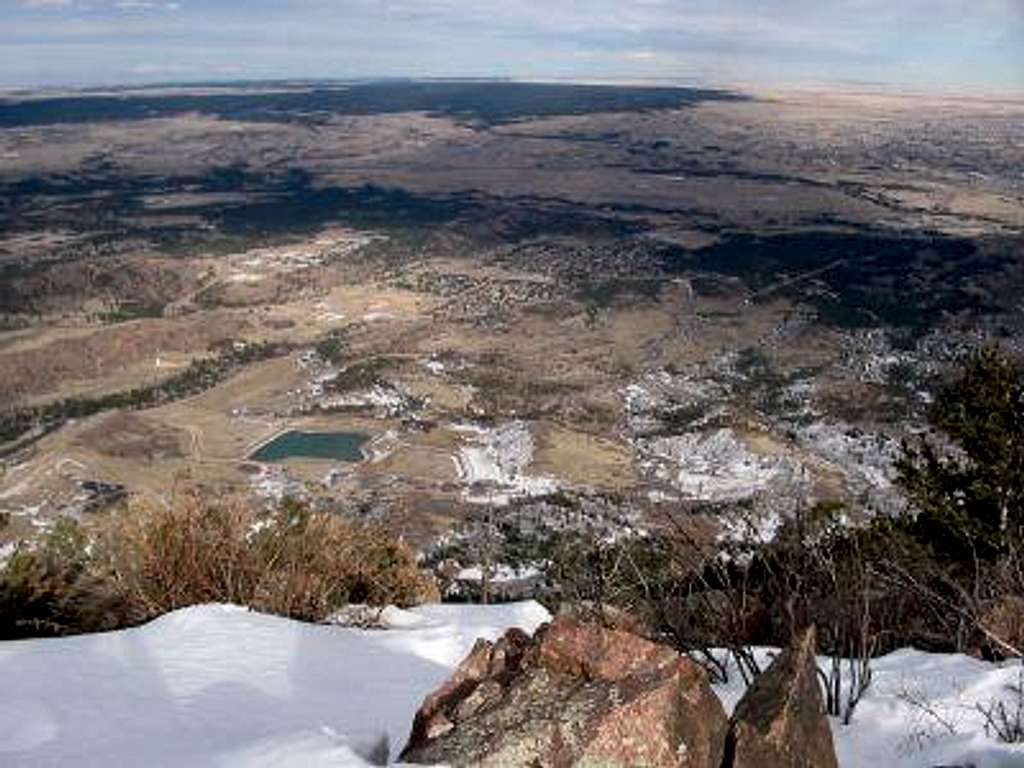 East view from summit, Feb 2005