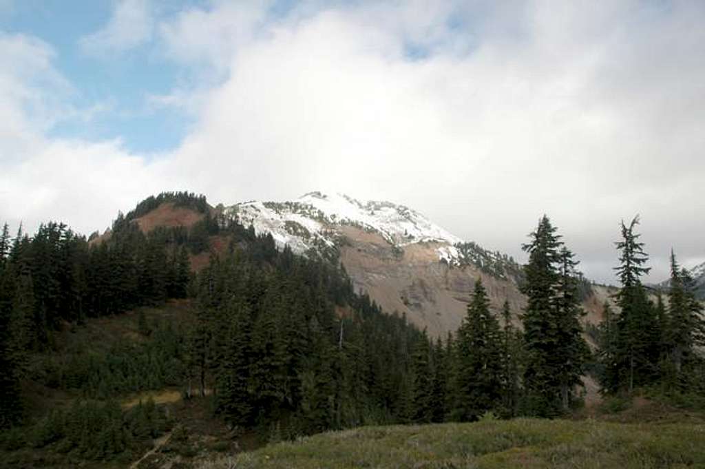 Hannegan Peak seen from the...