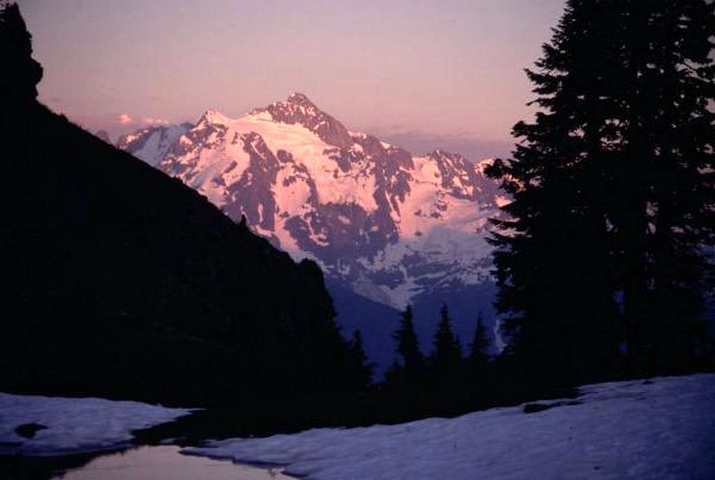 Alpenglow on Mt. Shuksan from...