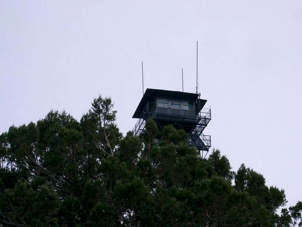 A view of the lookout tower...