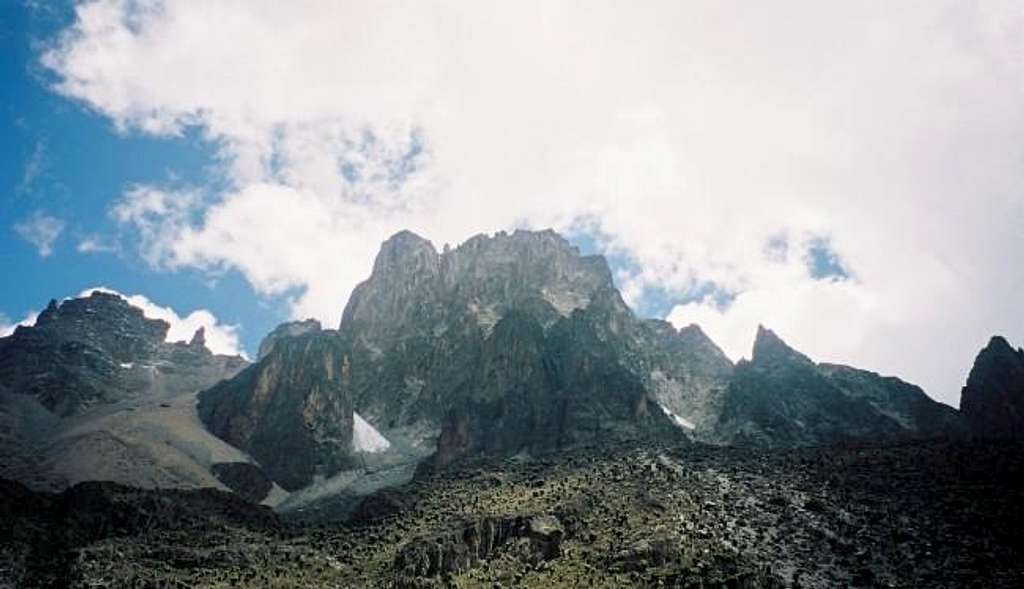 Batian seen from Mackinder...