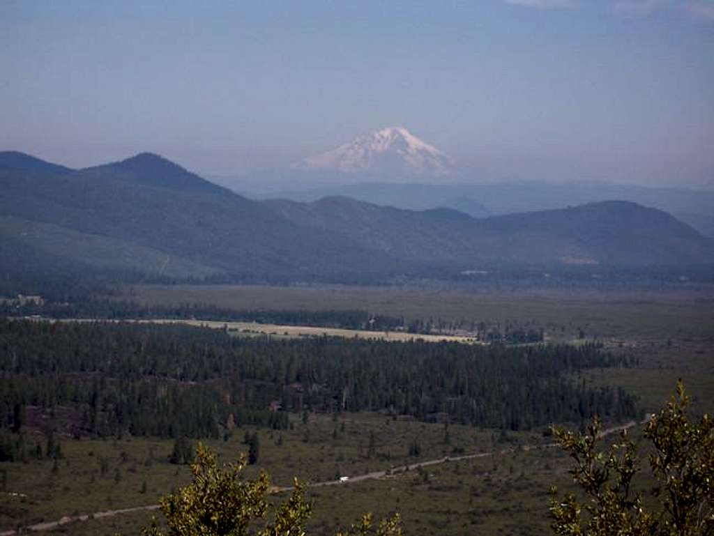 Mount Shasta about 70 miles...
