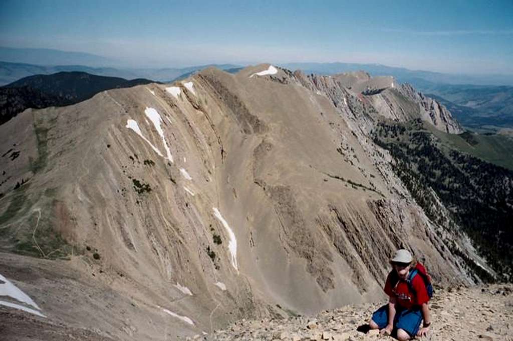 JD on the summit, July, 2005.