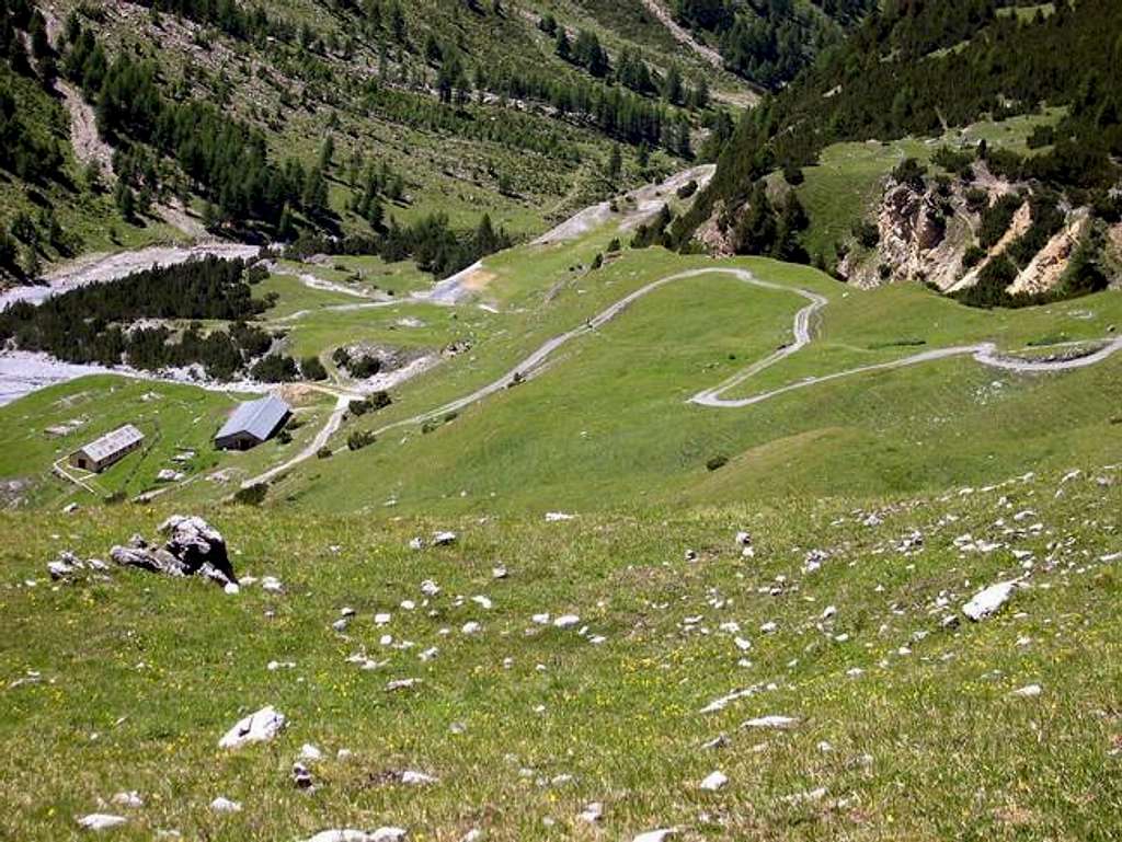 the road to V Alpini